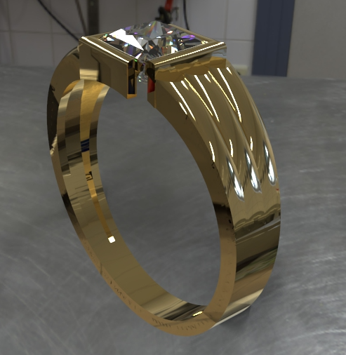DJR-C66 RING IN GOLD