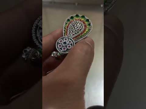 मोरनी Peacock24g2"(in silver)