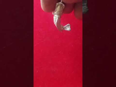मछली movable fish 5.98g3.26cm (in silver)