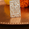 नारायण पत्रा narayan patri .70g2.2x1.4cm (in silver)