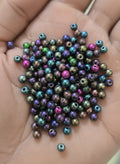 Rainbow glass bead