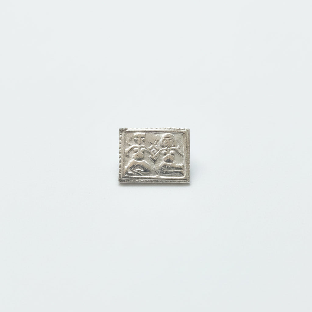 मूल मूलनी mool moolni 1g1.8x1.5cm (in silver)