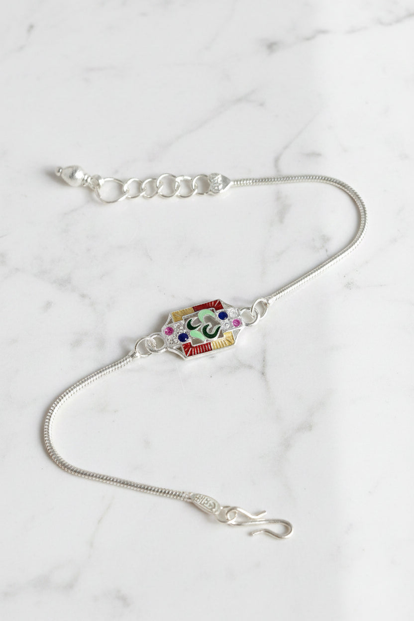 Silver rakhi B