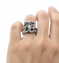Snake ring9.4g18no. (in silver)