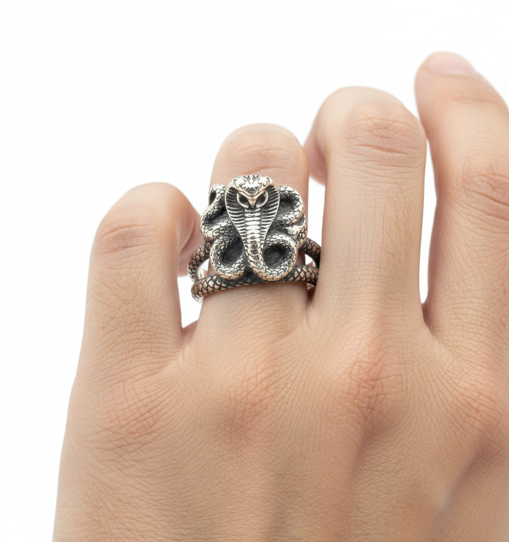 Snake ring9.4g18no. (in silver)