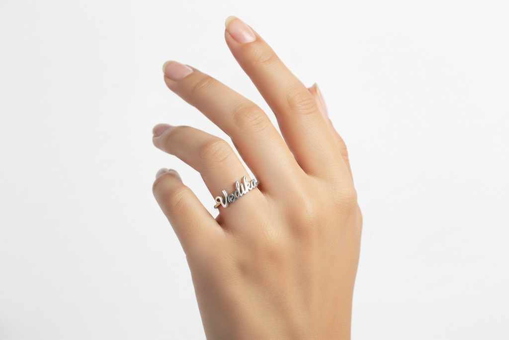 छल्ला name ring 1.8g 11no.(in silver)