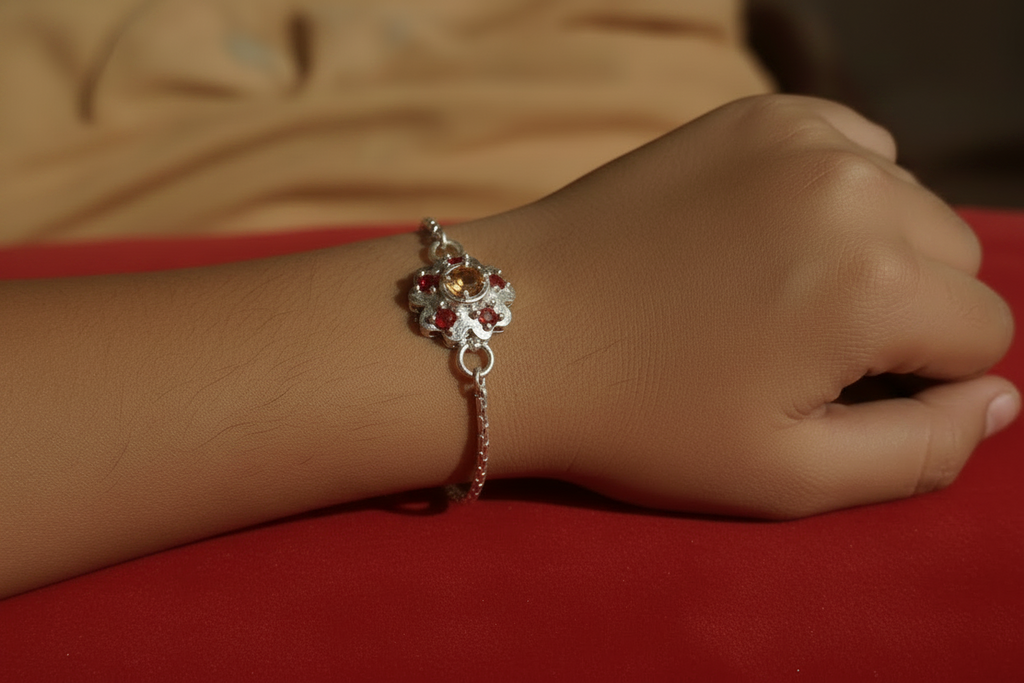 Silver rakhi (F)