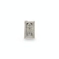 नारायण पत्रा narayan patri .61g2.6x1.5cm (in silver)