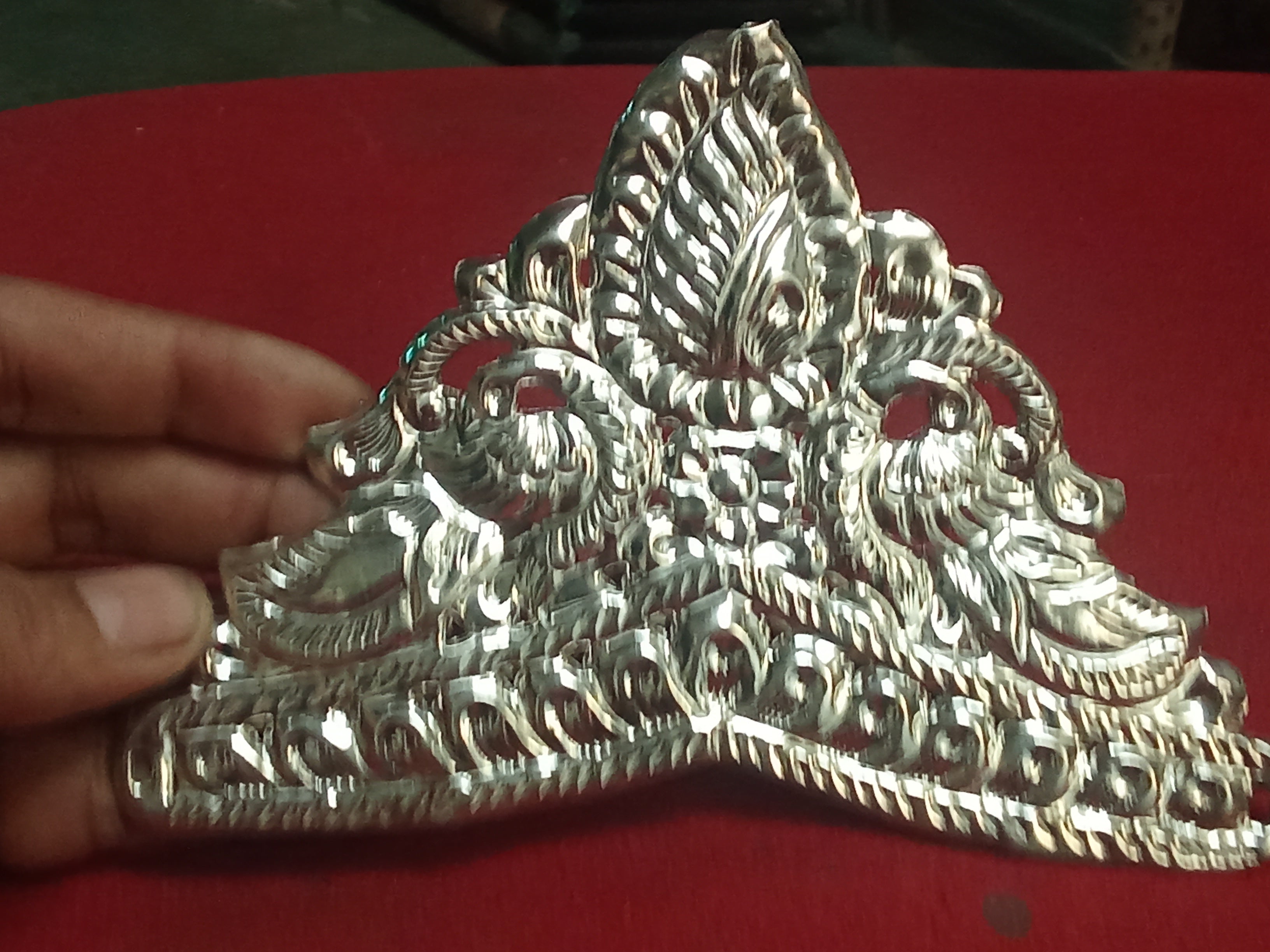 मुकुट crown 33.12g6.25"(in silver)