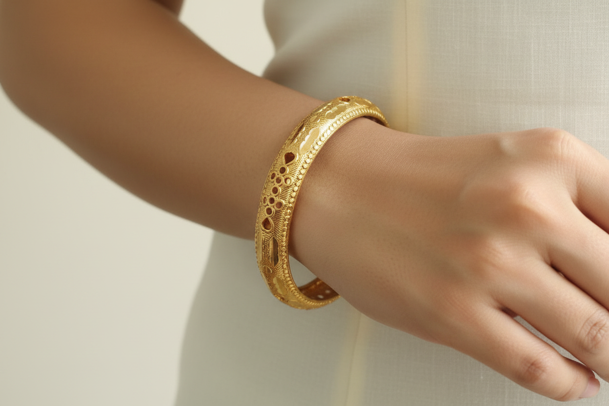 Silver kada bangle25.81g6cm