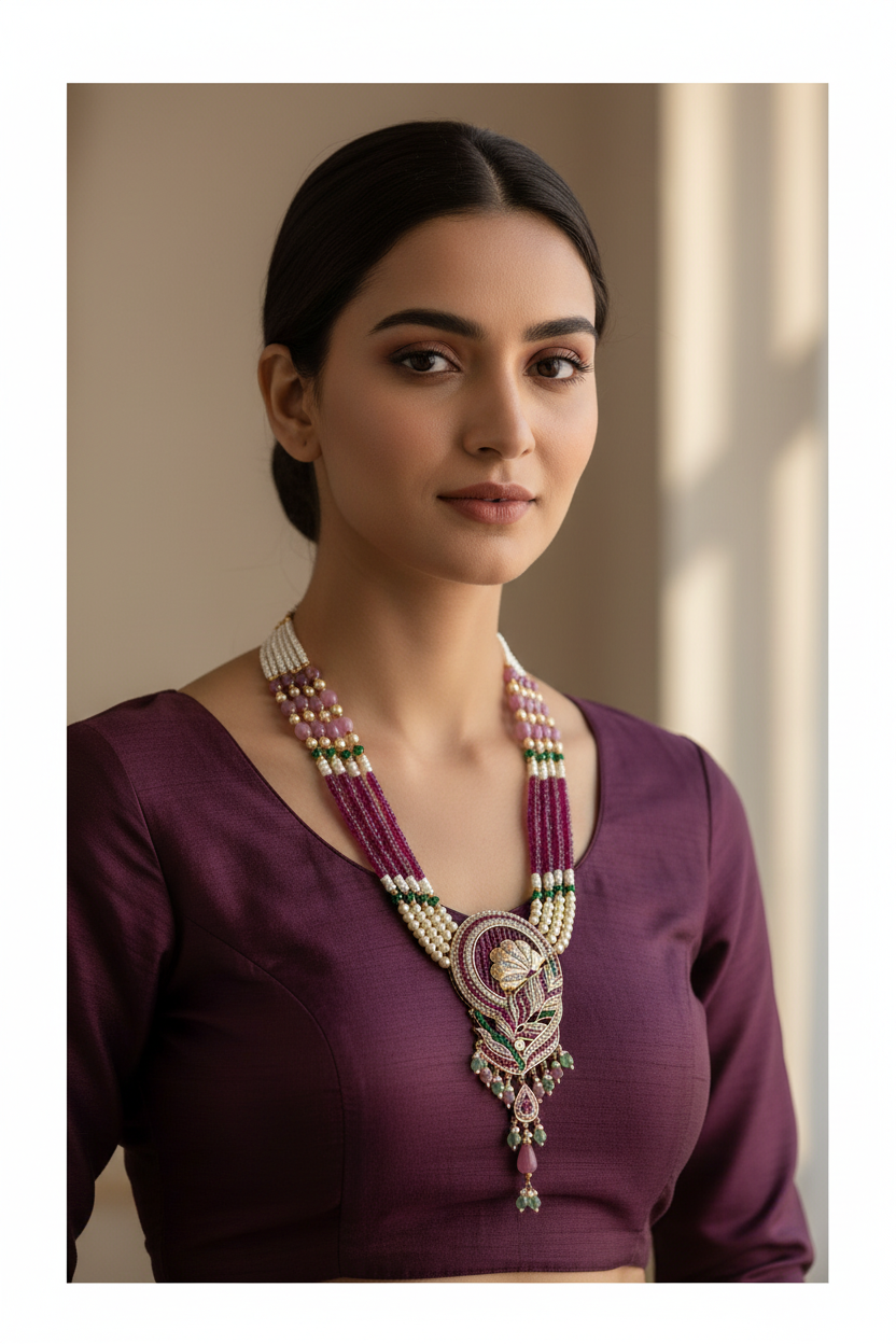 Navklace set 01 (in silver)