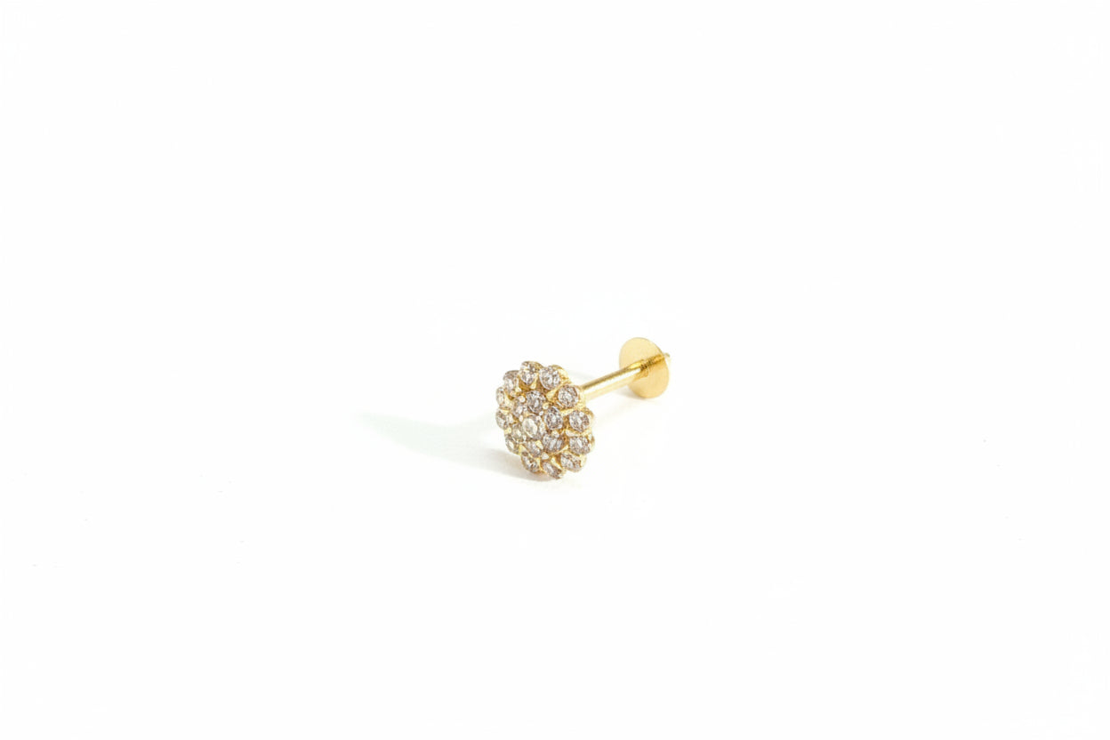 लौंग nose pin250mg (in gold)