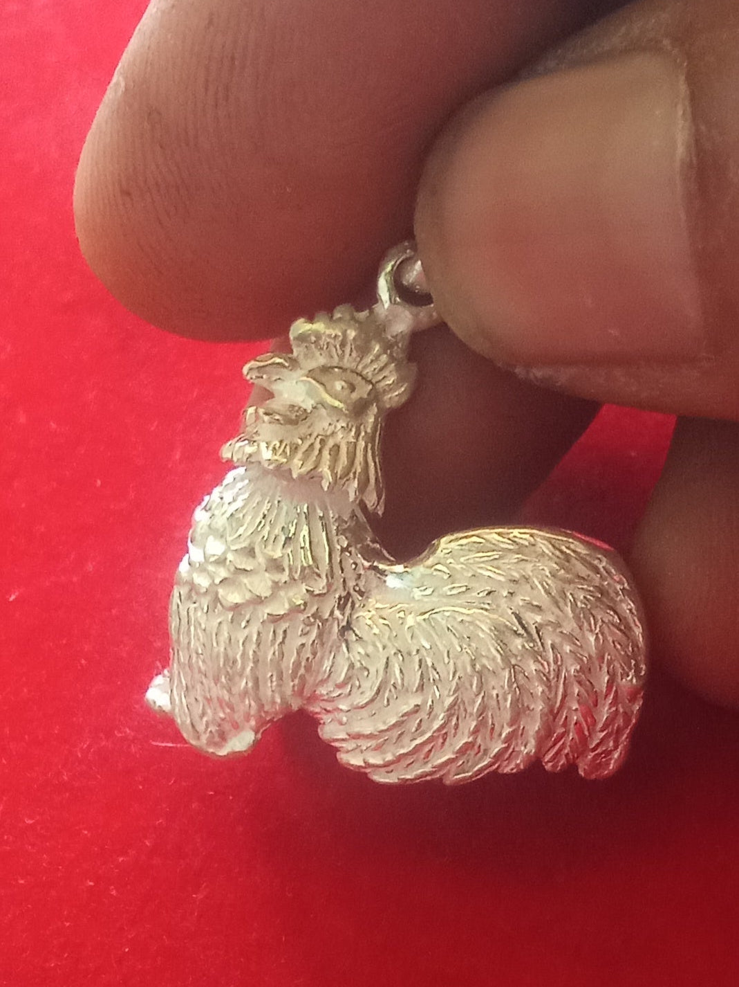 मुर्गा movable cock 7.73g2.5x3cm (in silver)