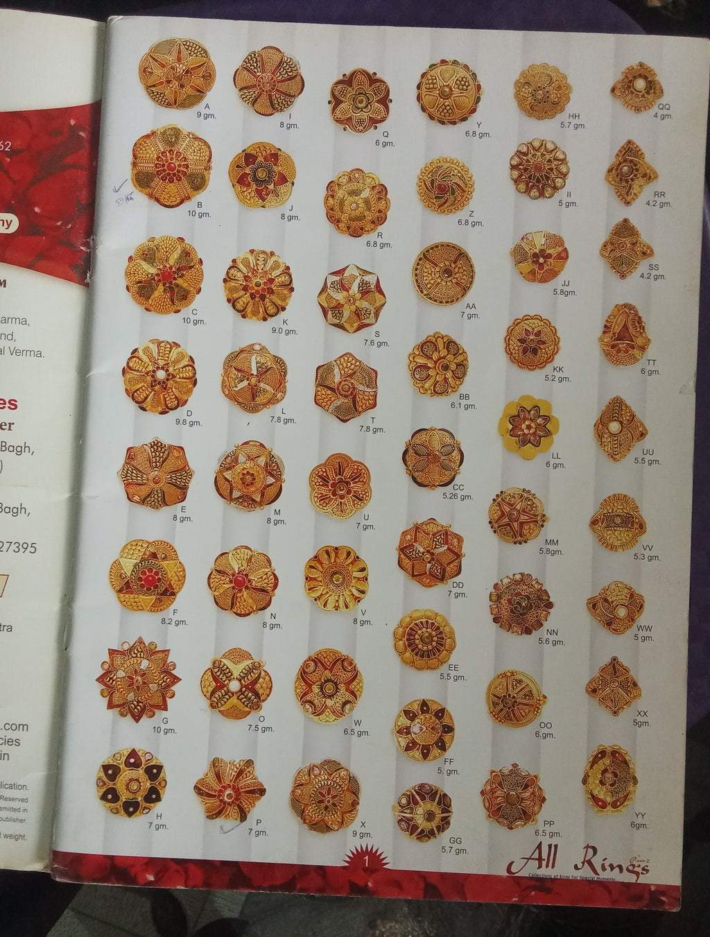 Ring Catalog Book