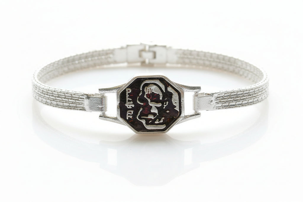 हनुमानजी hanuman braclet21.25g 8.1"(in silver)