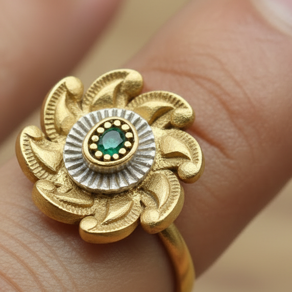 Cocktail toe ring