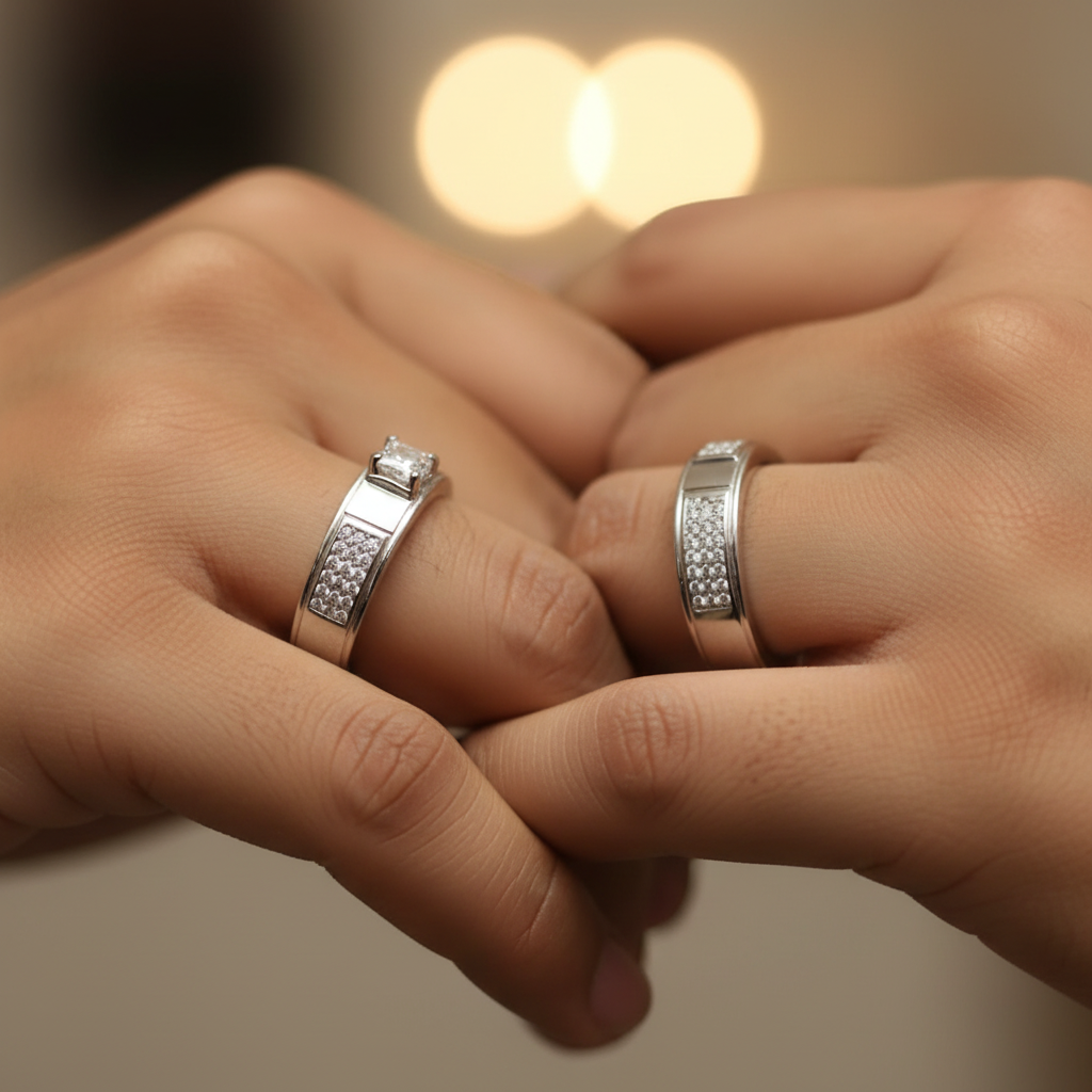 Customized couple ring(Jewellery)