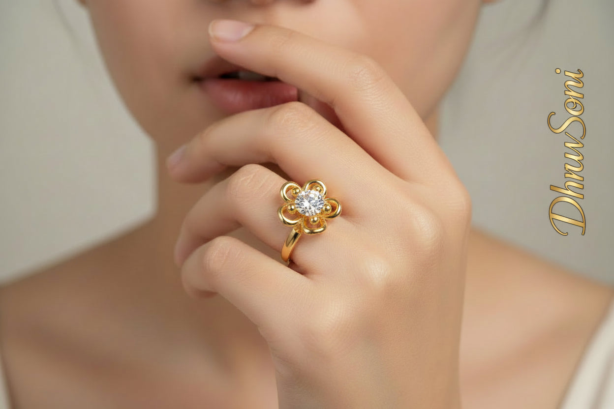 Customized ring (Gold jewellery)