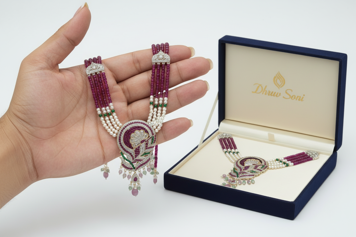 Navklace set 01 (in silver)