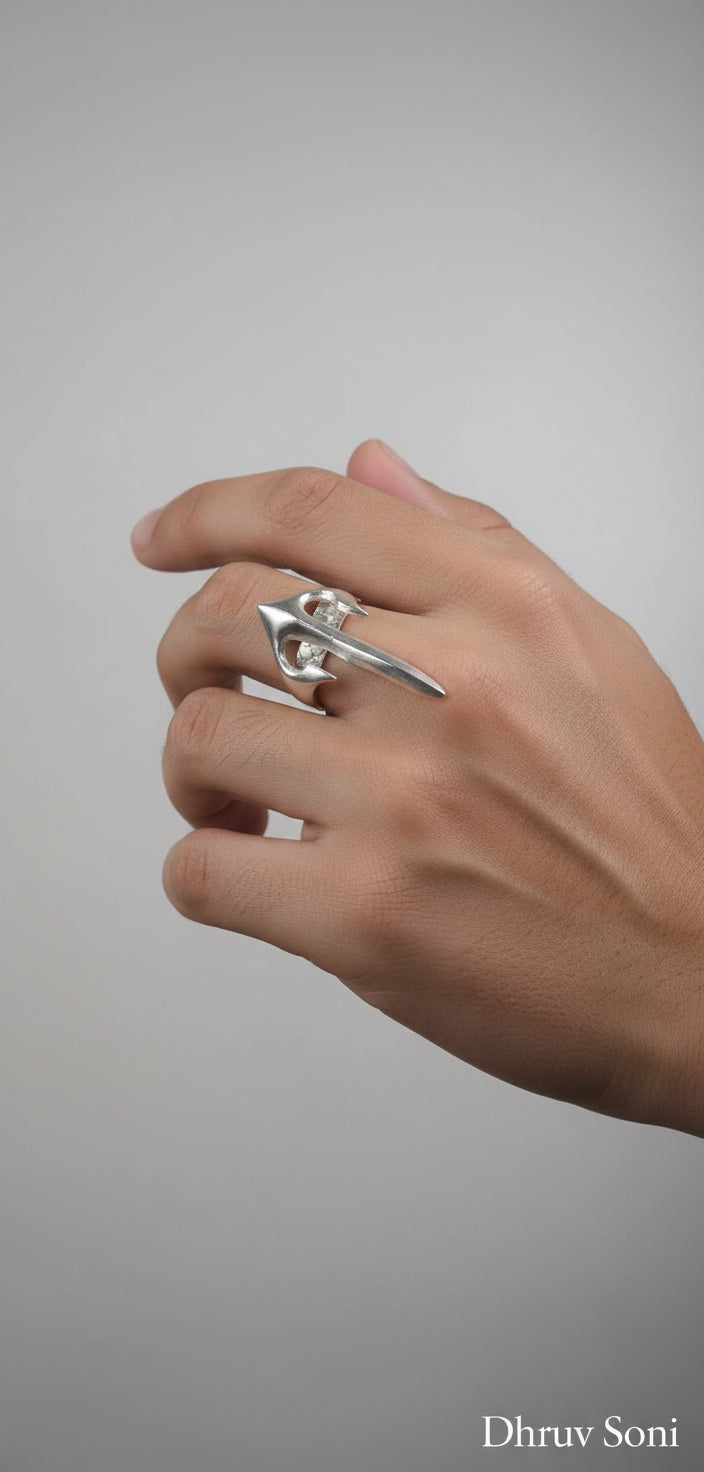 Silver sward ring (jewellery)