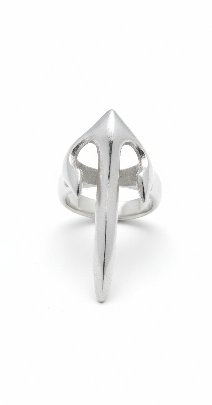 Silver sward ring (jewellery)