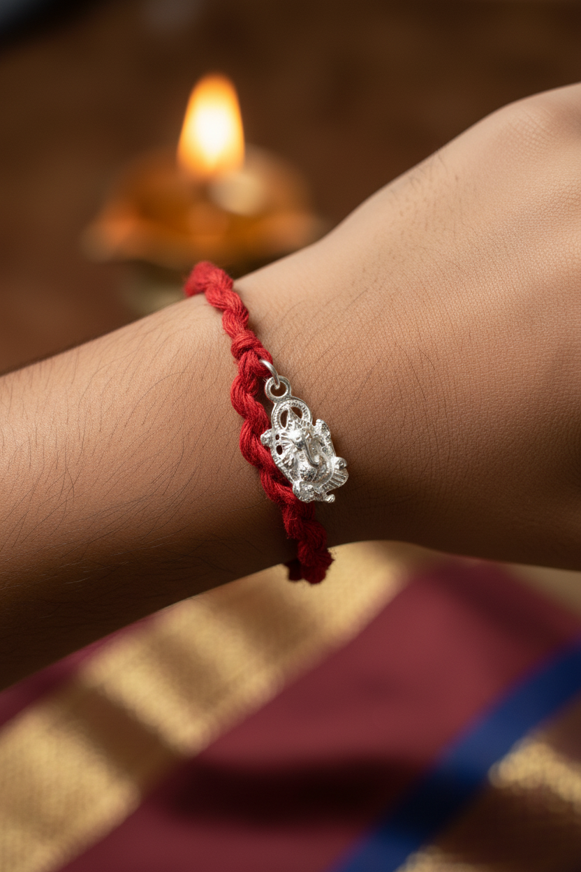गणेश जी पैंडल pandate .99g.5"(in silver)