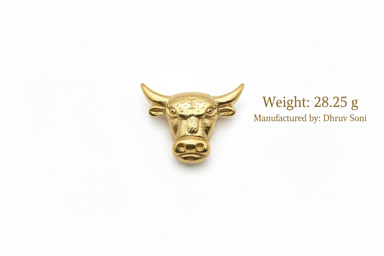 बैल्ट Bull buckle28.25g(silver)