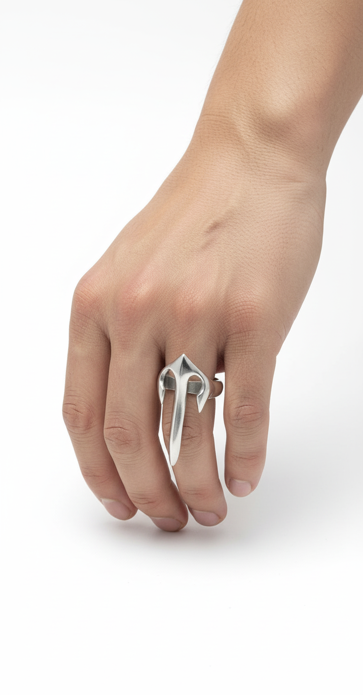 Silver sward ring (jewellery)