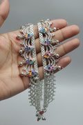 पाजेब Anklet79.59g10"8no.(in gs metal)