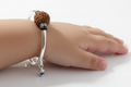 Rudraksh Baby kada(silver)