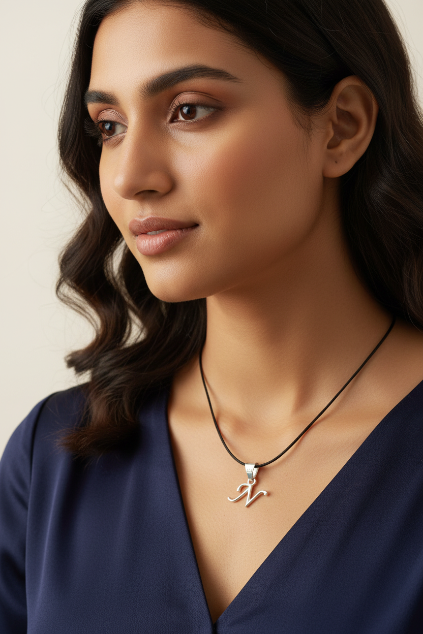 एन पैंडल N pandat 1.04g.5"(in silver)