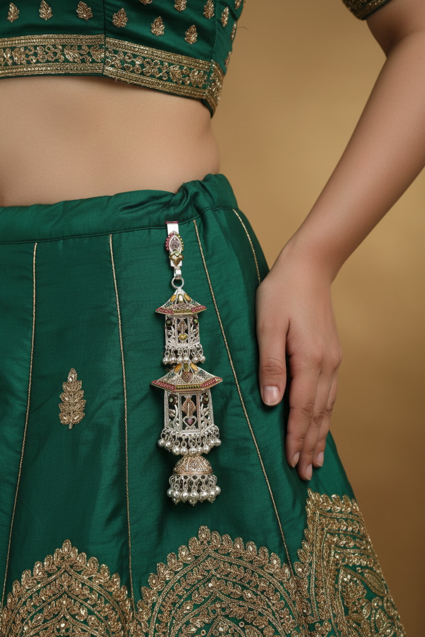 गुच्छा waist band 37g6" (in silver)