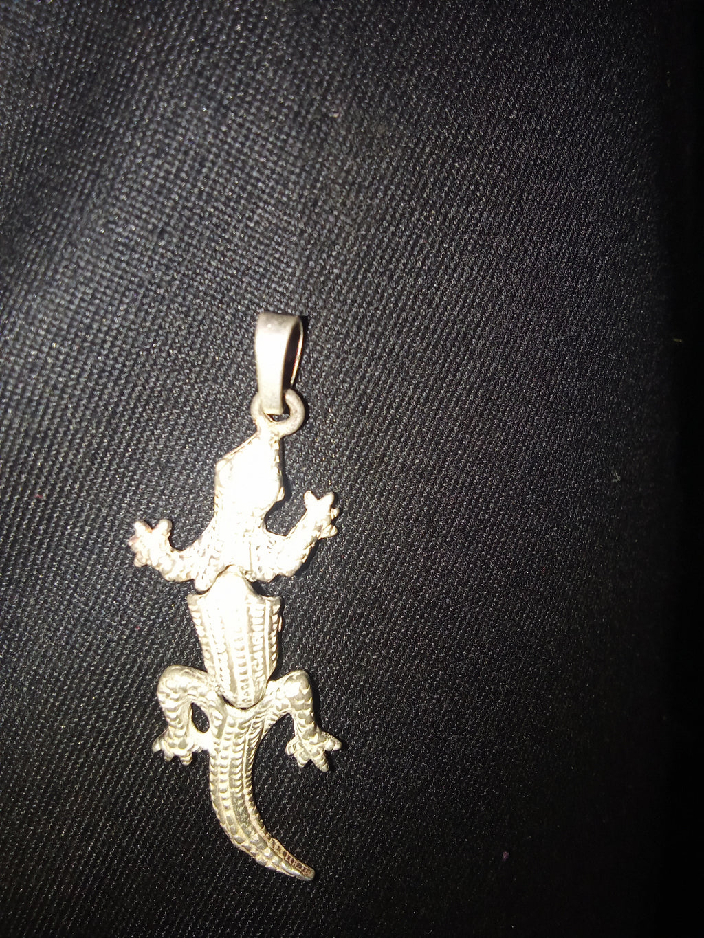 छिपकली पैंडल Lizard Chain Pandate11g18" (in silver)