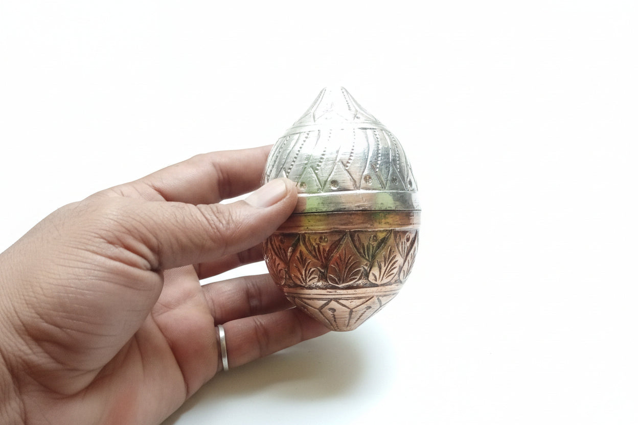 नारियल coconut 41.07g4x2.5"(in silver)