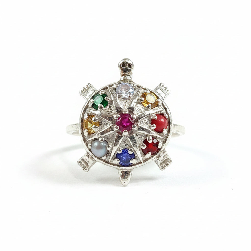 कछुआ Ring 3.4g14no.(in silver)