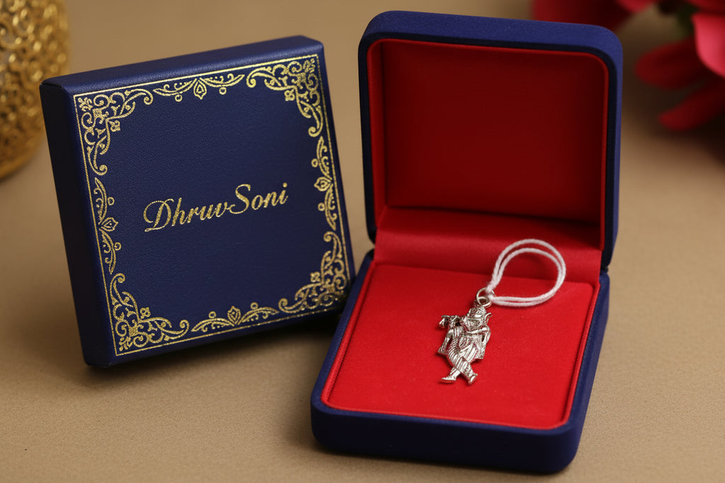 Krishna pandate (silver jewellery)