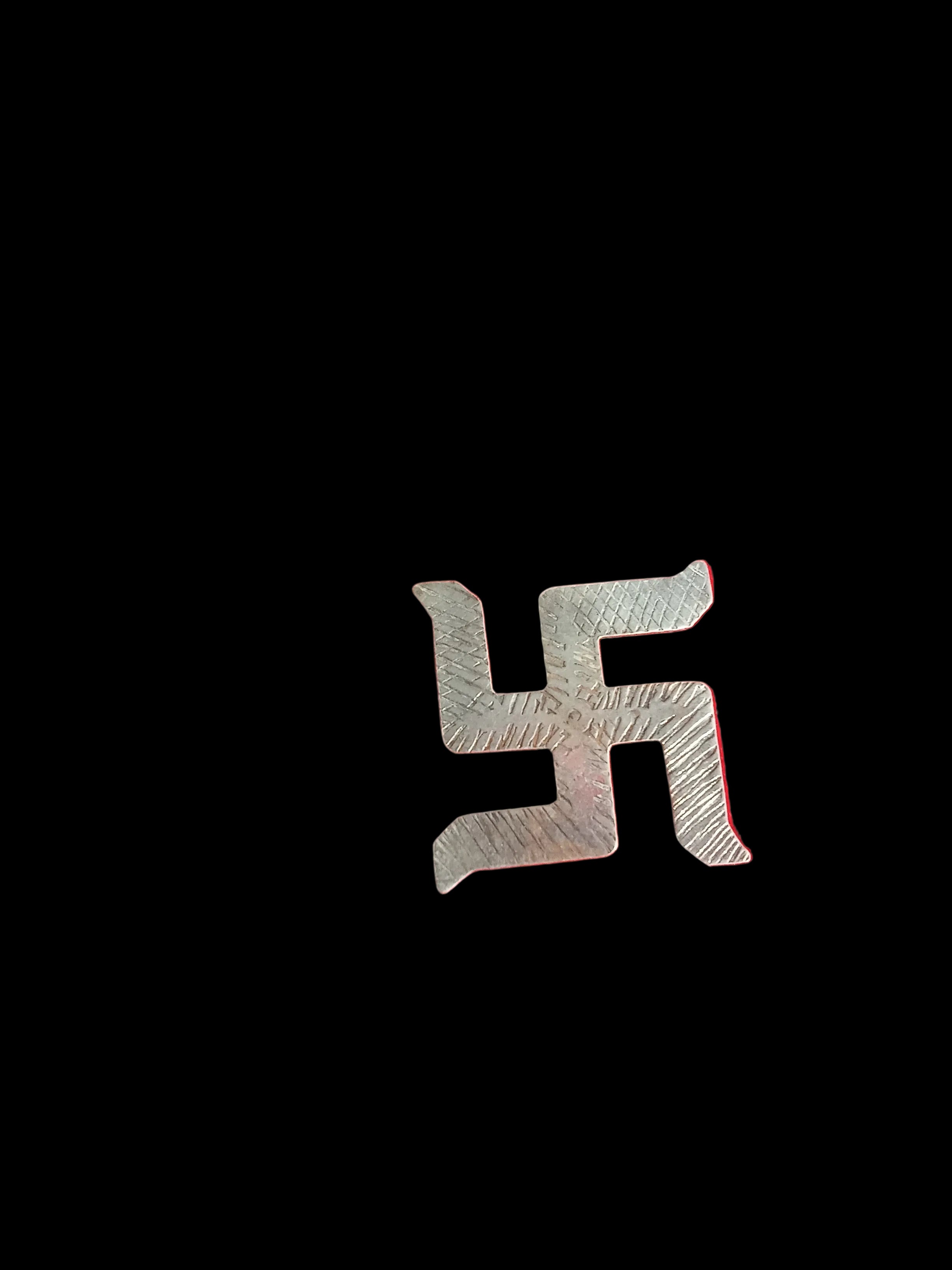 Swastik 3.42g2.8cm(in silver)