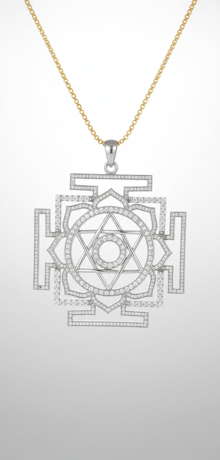 Silver yantra