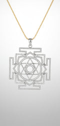 Silver yantra
