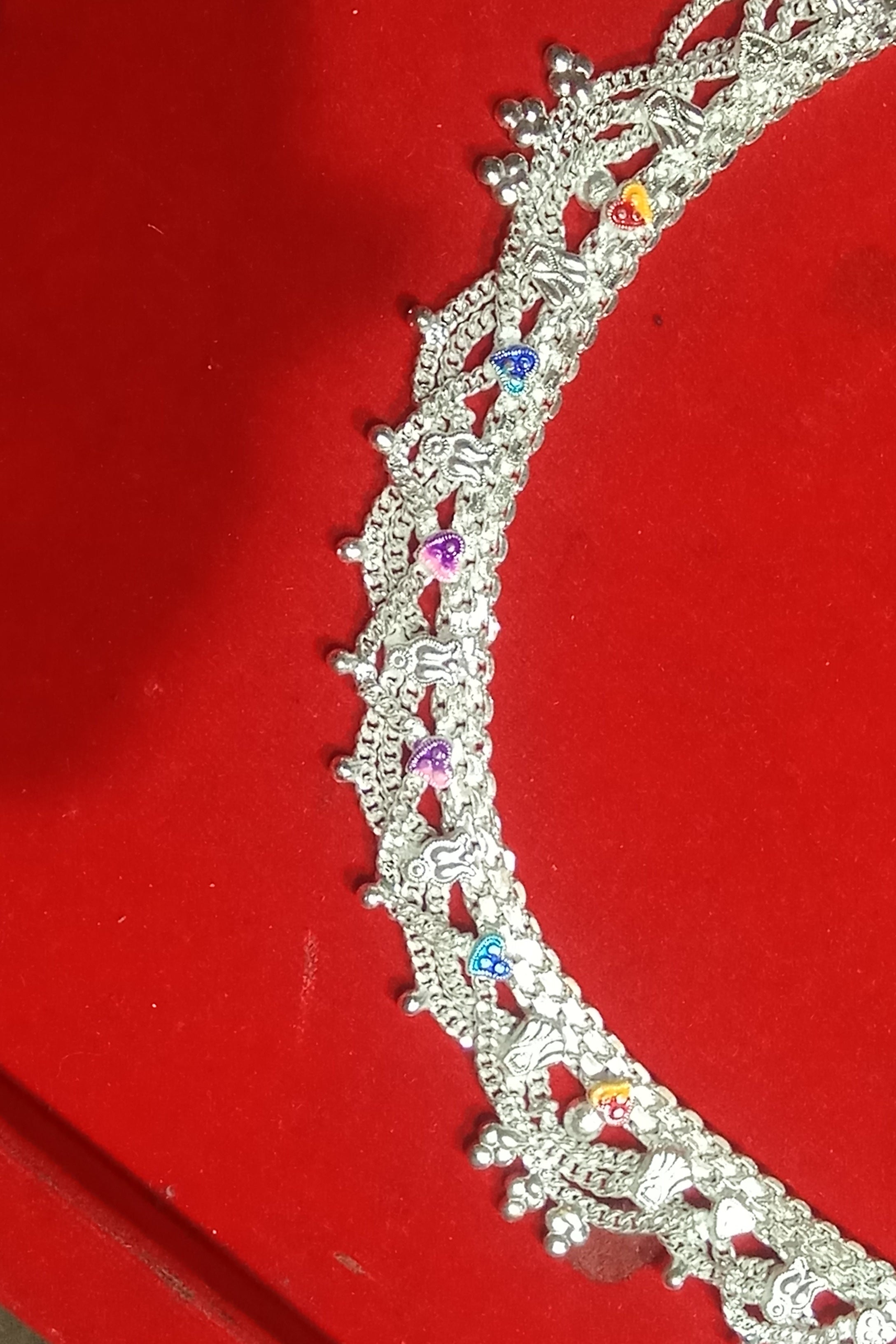 पाजेब Anklet70.03g10" 6no.(in gs metal)