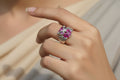 उल्लू Ring 2.63G16no.(in silver)