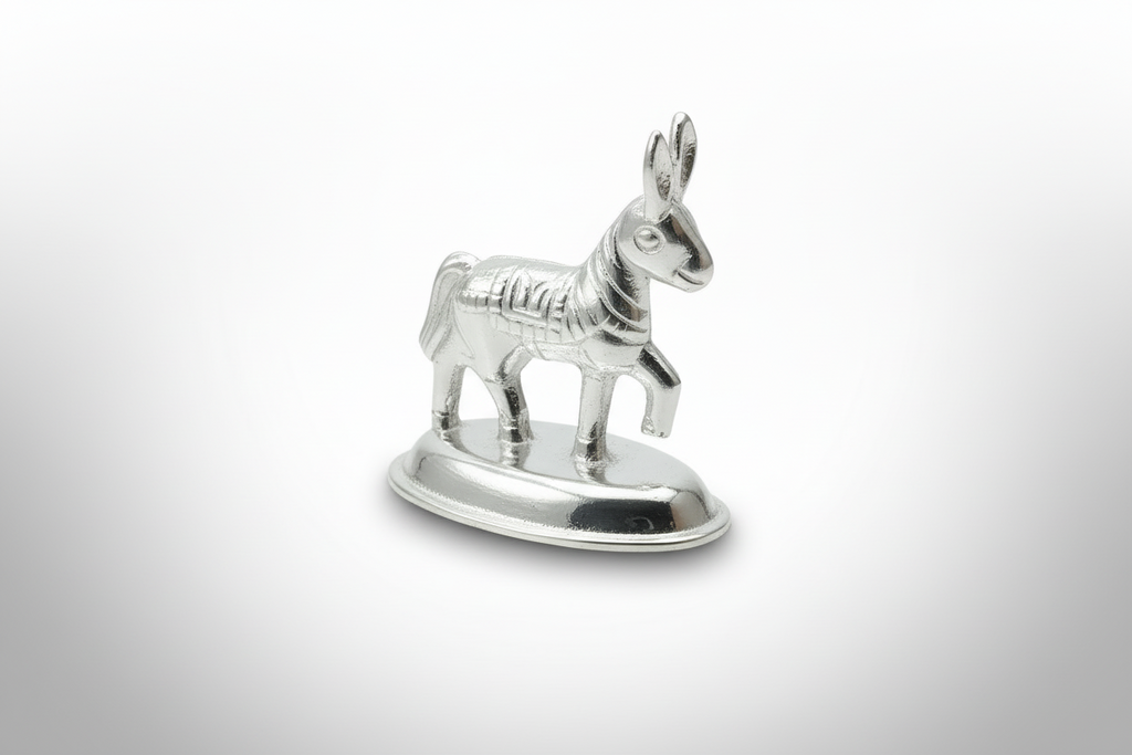धोडा Horse4.86g3x3.5cm (in silver)