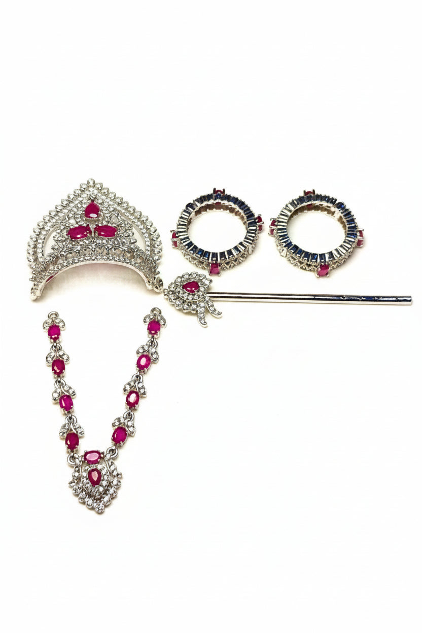 Silver abhusan (worship)