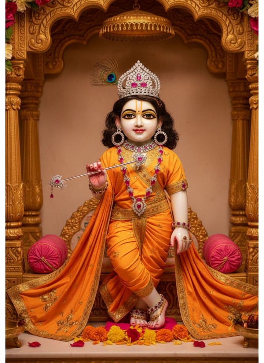 Silver abhusan (worship)