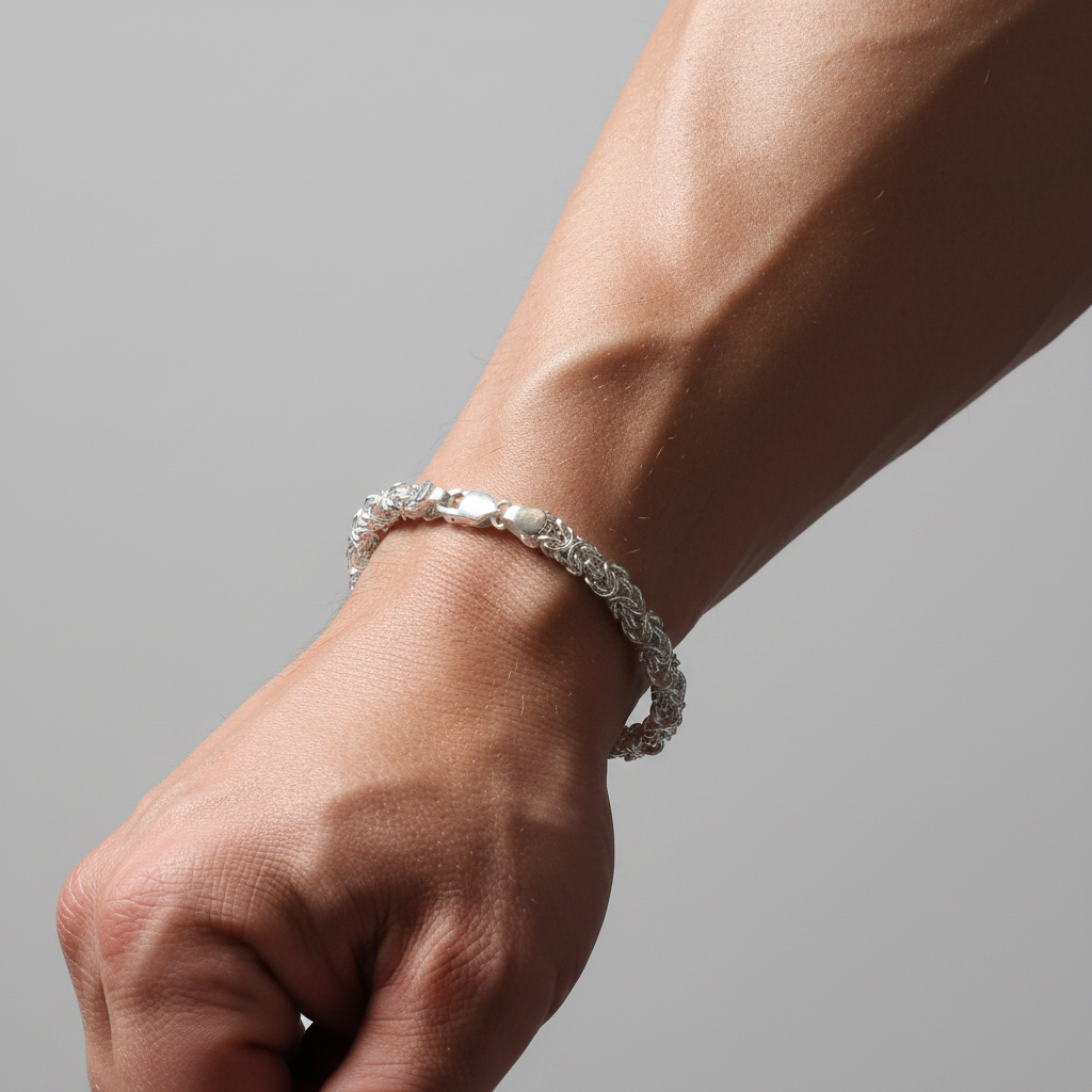 bracelet 28.6g8.5" (in silver)