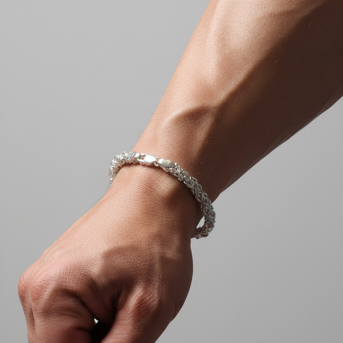 bracelet 28.6g8.5" (in silver)