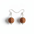 Rudraksh studs1g8mm(in silver)