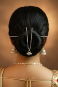 जूडा पिन juda pin 3.24g2.5"(in silver)