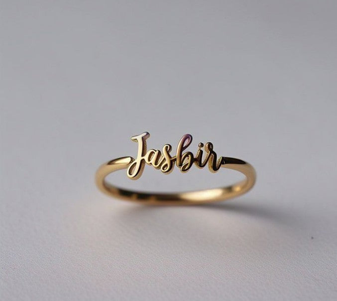 Customized 18kt gold ring(Jewellery)